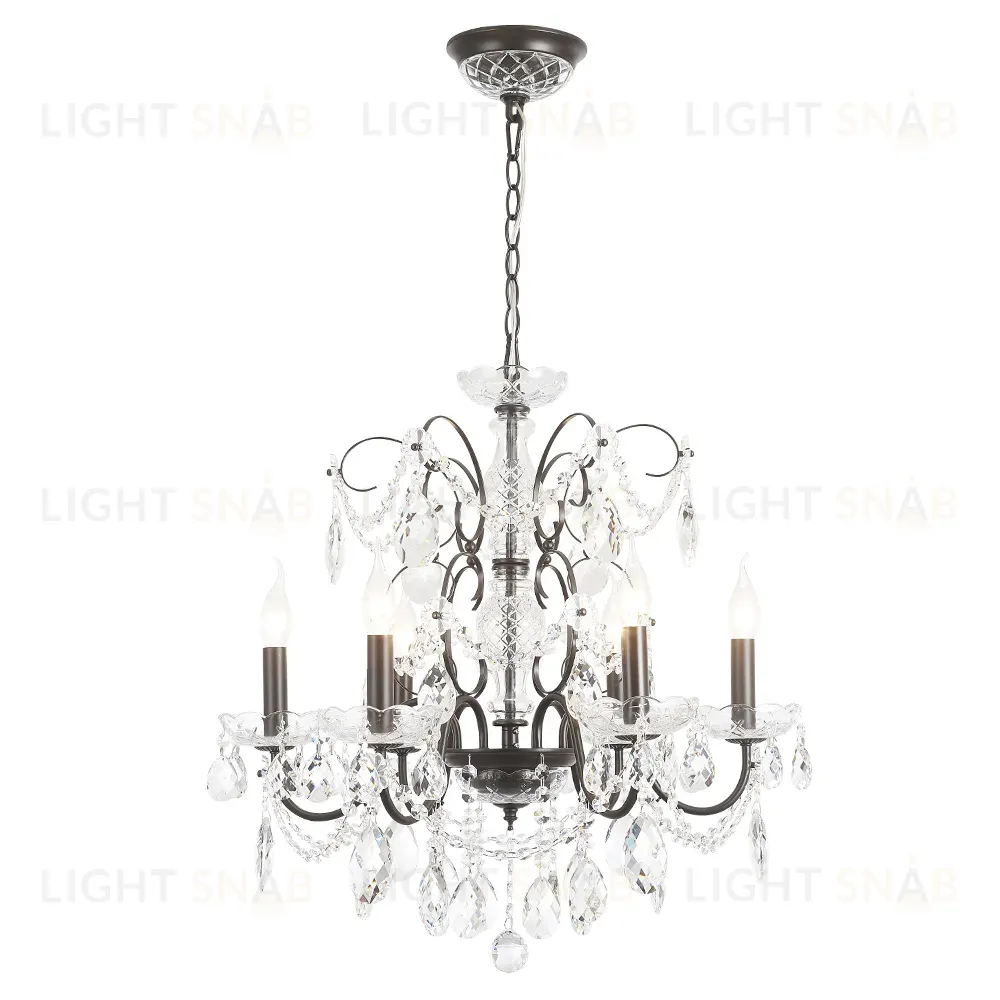 Подвесная люстра Crystal Lux ODELIS SP6 BROWN ODELIS SP6 BROWN