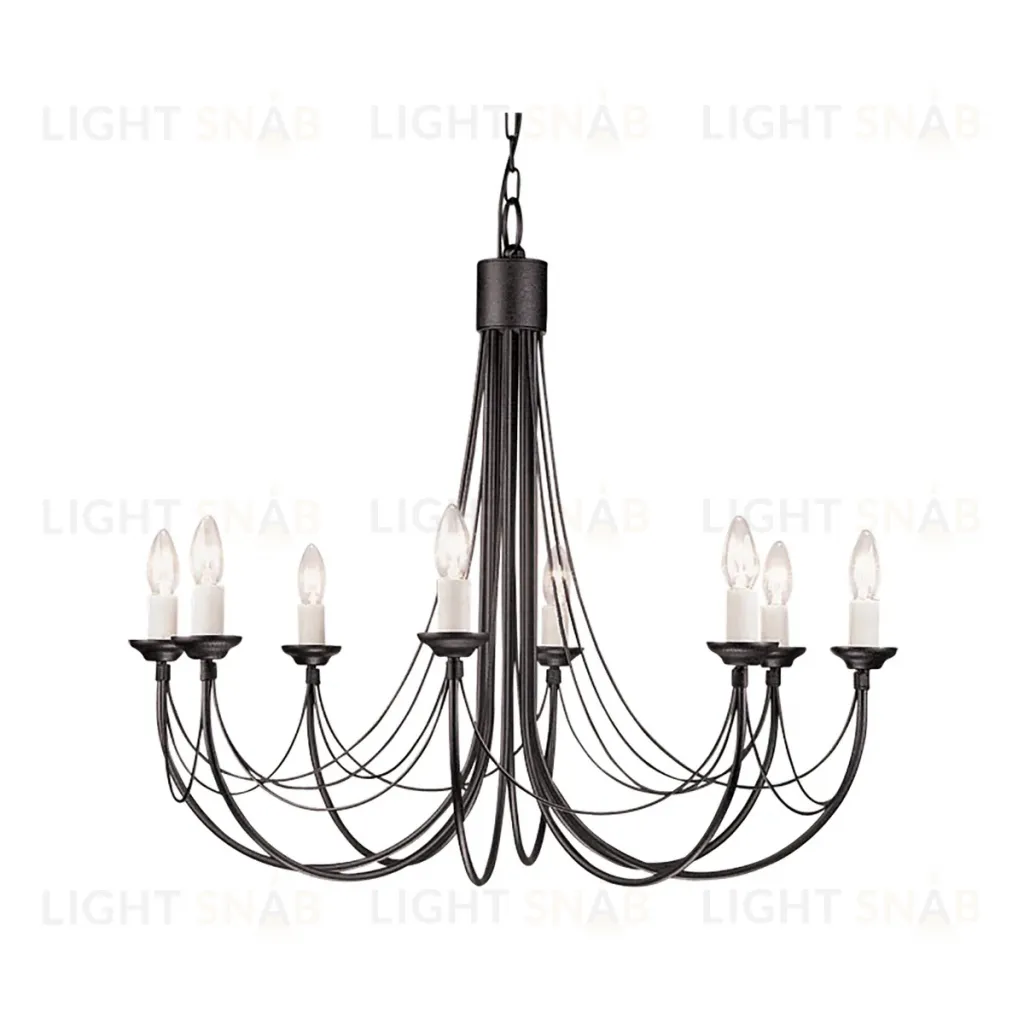 Подвесная люстра Elstead Lighting CB8-BLACK CB8-BLACK