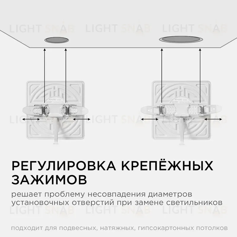Встраиваемая светодиодная панель Apeyron FLP 06-117 06-117