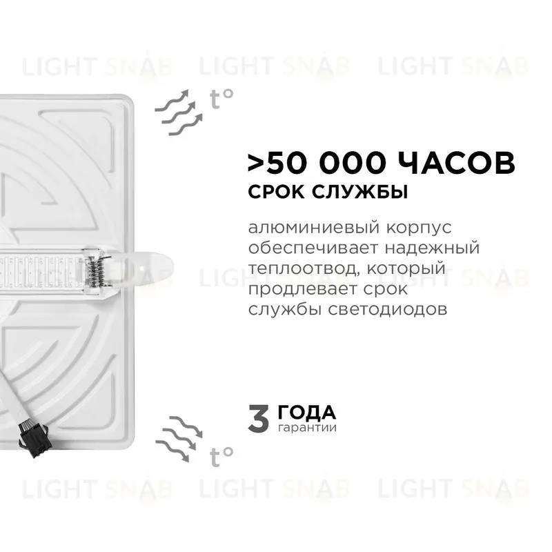 Встраиваемая светодиодная панель Apeyron FLP 06-131 06-131