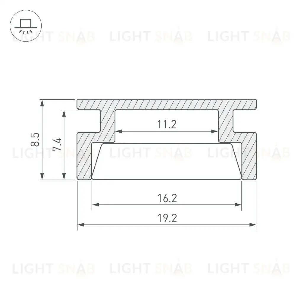 Алюминиевый профиль Arlight HR-3000 044793 044793