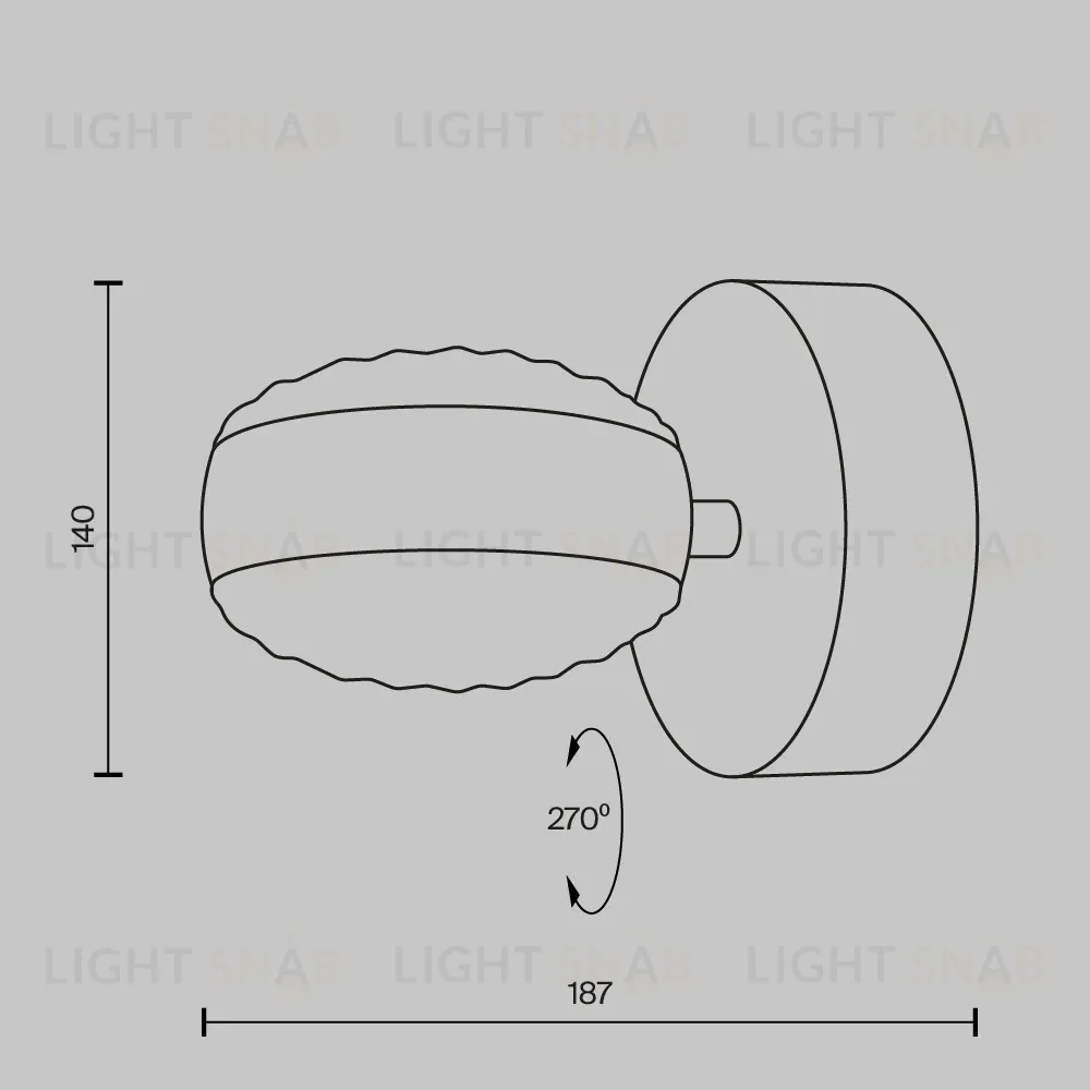 Бра Maytoni Mind MOD299WL-L10BS3K MOD299WL-L10BS3K
