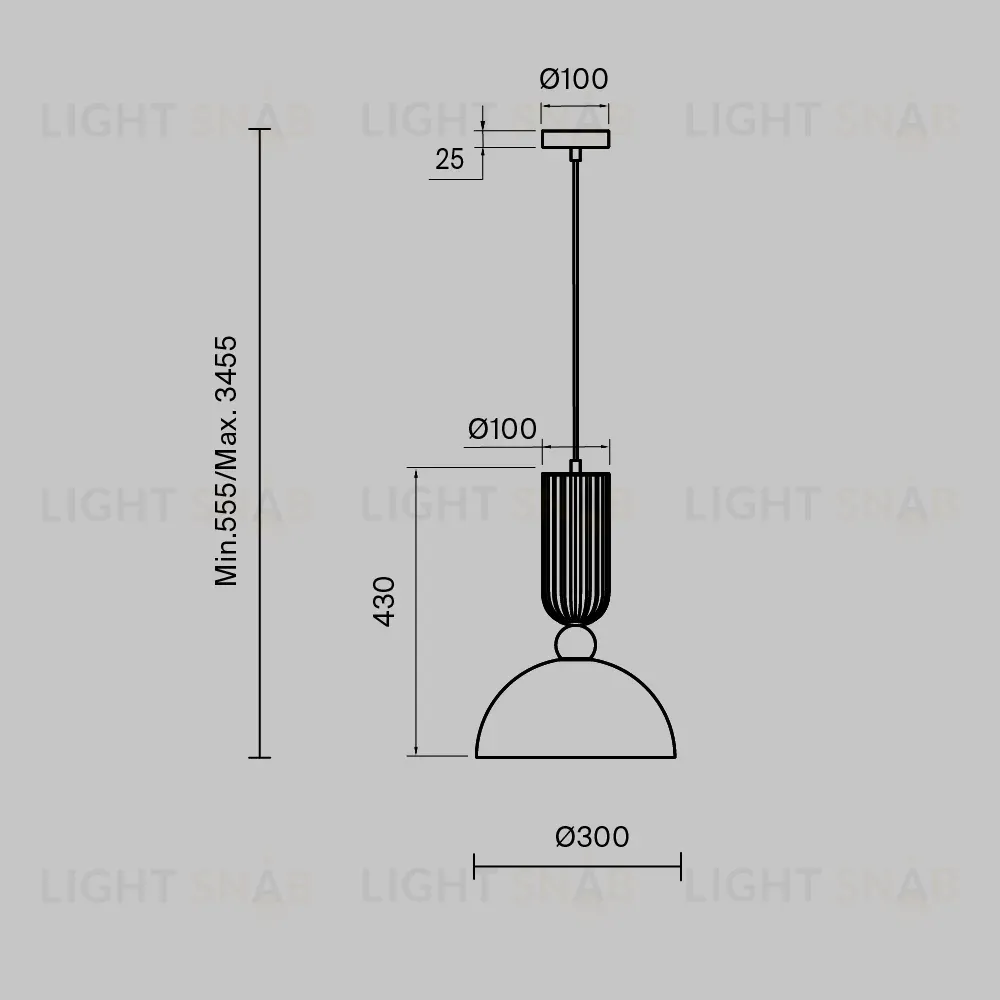 Подвесной светильник Maytoni Antic MOD302PL-01GR1 MOD302PL-01GR1