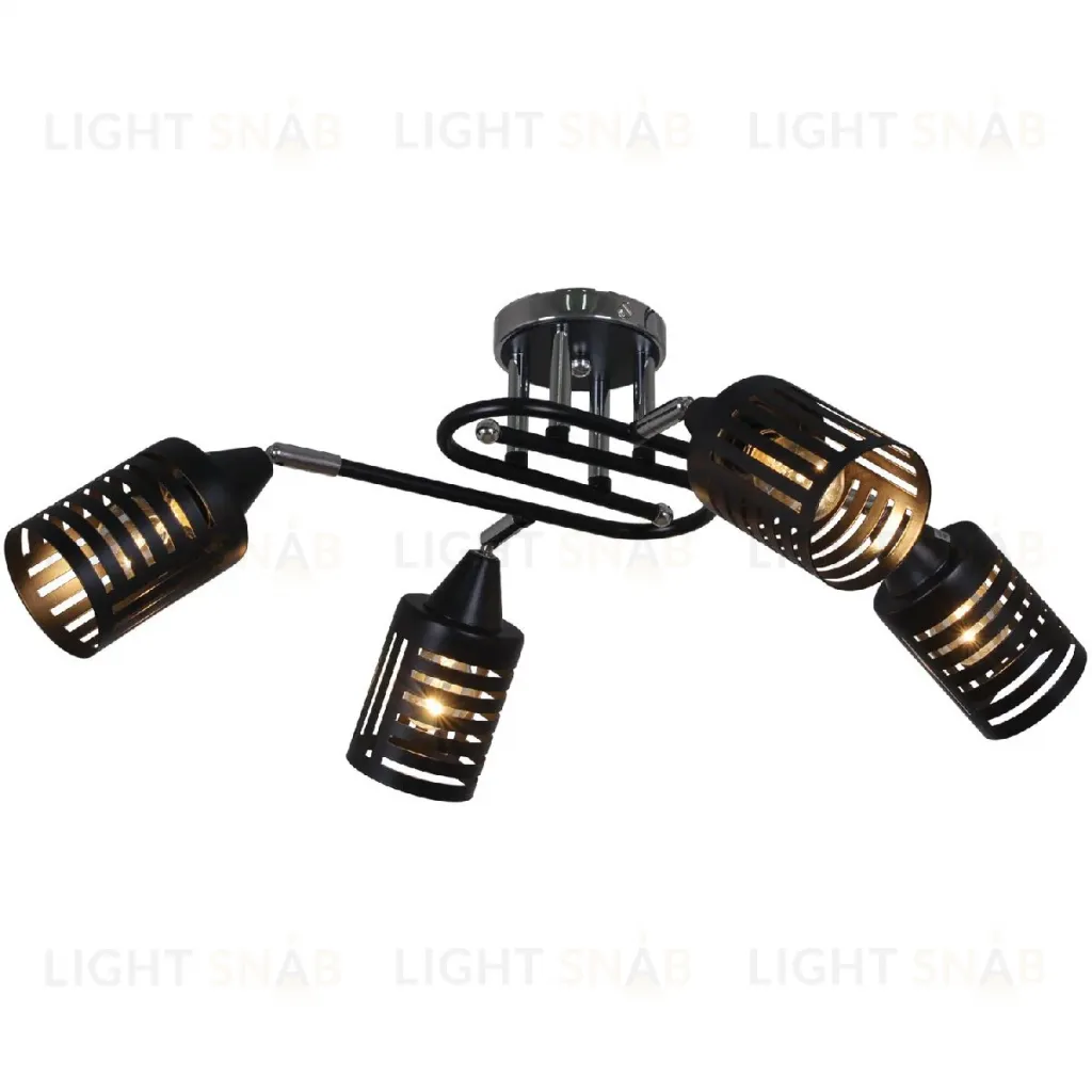 Потолочная люстра Reluce 70052-3.3-04 CR+BK 70052-3.3-04 CR+BK