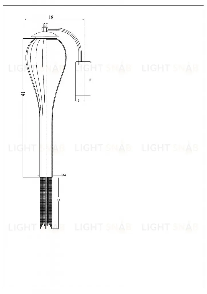 Бра Arte Lamp Waterfall A1577AP-1CC A1577AP-1CC