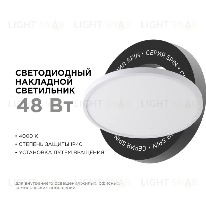 Настенно-потолочный светильник Apeyron Spin 18-138 18-138
