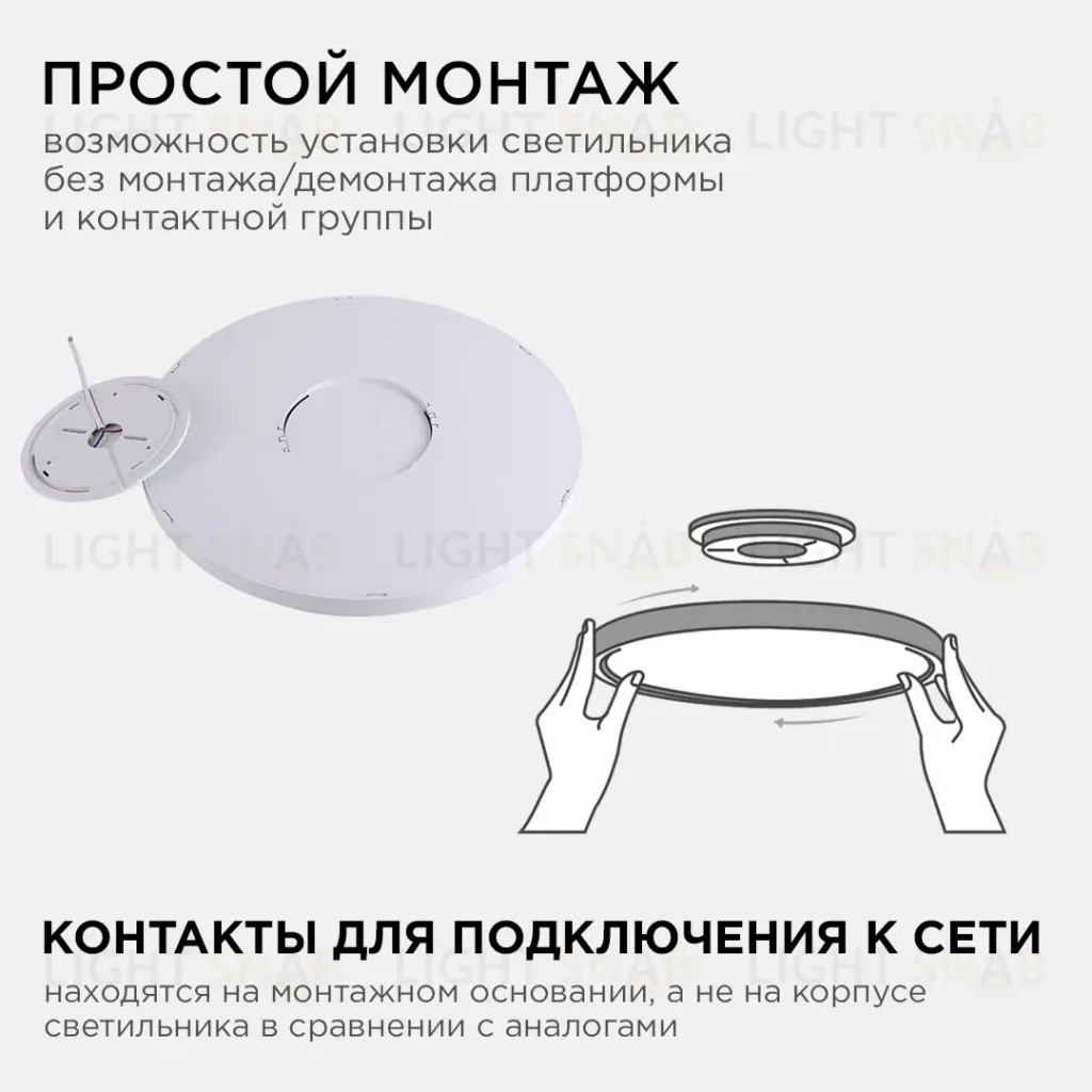 Настенно-потолочный светильник Apeyron Spin 18-136 18-136