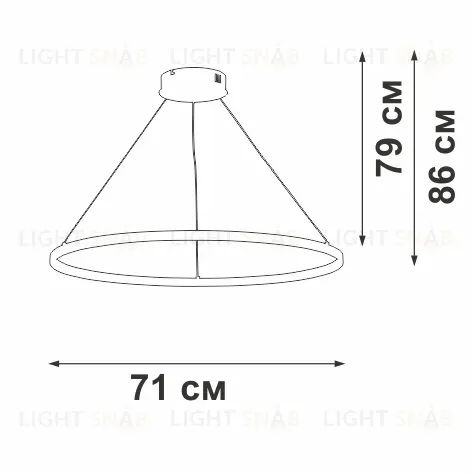 Подвесной светильник Vitaluce V2516-8/1S V2516-8/1S