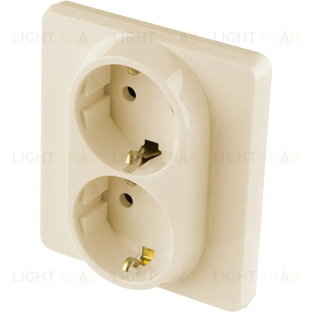 Розетка двойная с/з Legrand Inspiria 673751 673751