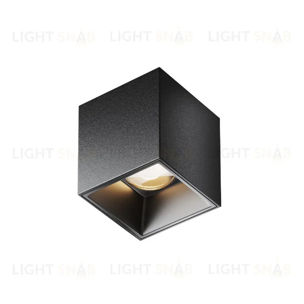 Накладной светильник Maytoni Alfa led C064CL-5W3K-SQ-B C064CL-5W3K-SQ-B