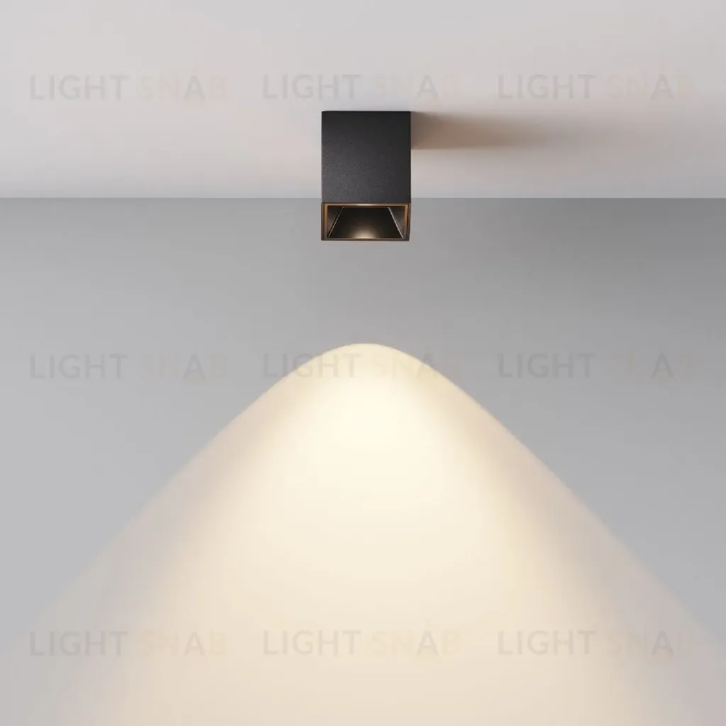 Накладной светильник Maytoni Alfa led C064CL-5W3K-SQ-B C064CL-5W3K-SQ-B