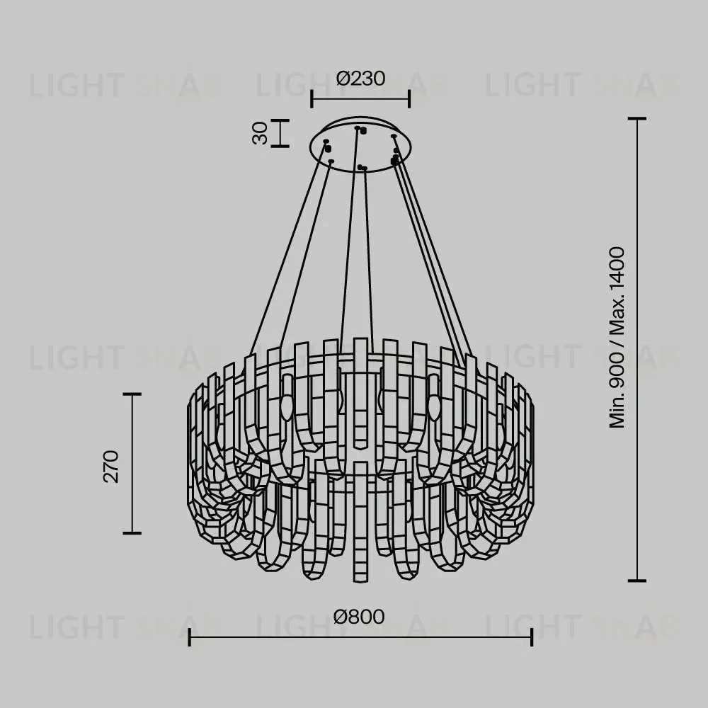 Подвесная люстра Modelux ML.6621.19 BS ML.6621.19 BS