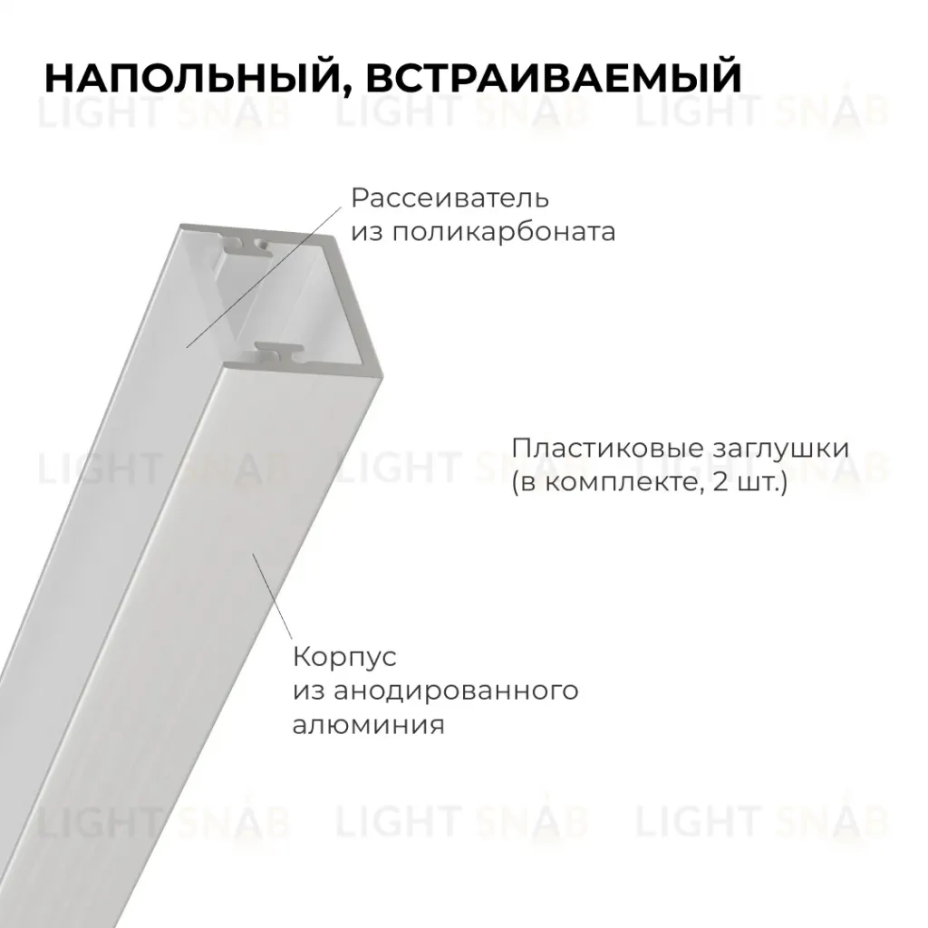 Алюминиевый профиль (комплект) Apeyron 08-64 08-64