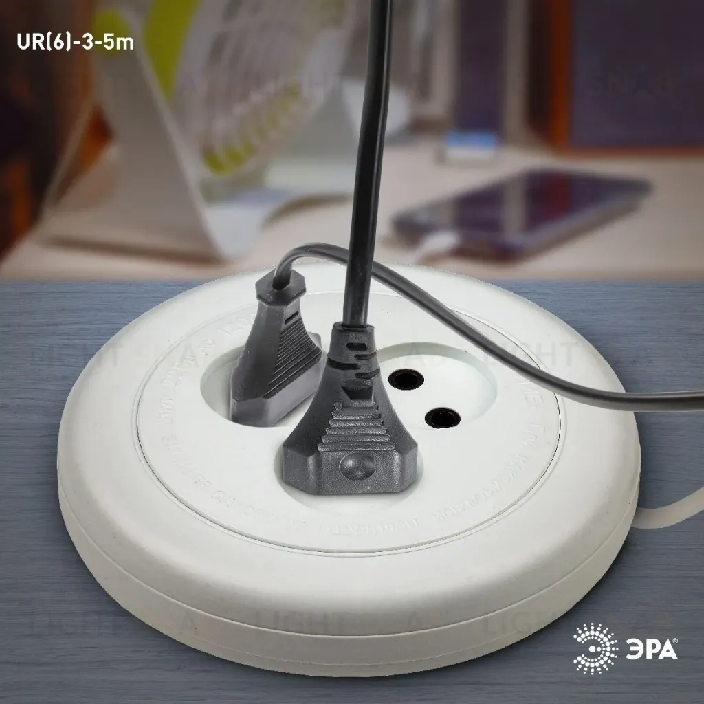 Удлинитель электрический Эра UR(6)-3-5m Б0035762 Б0035762
