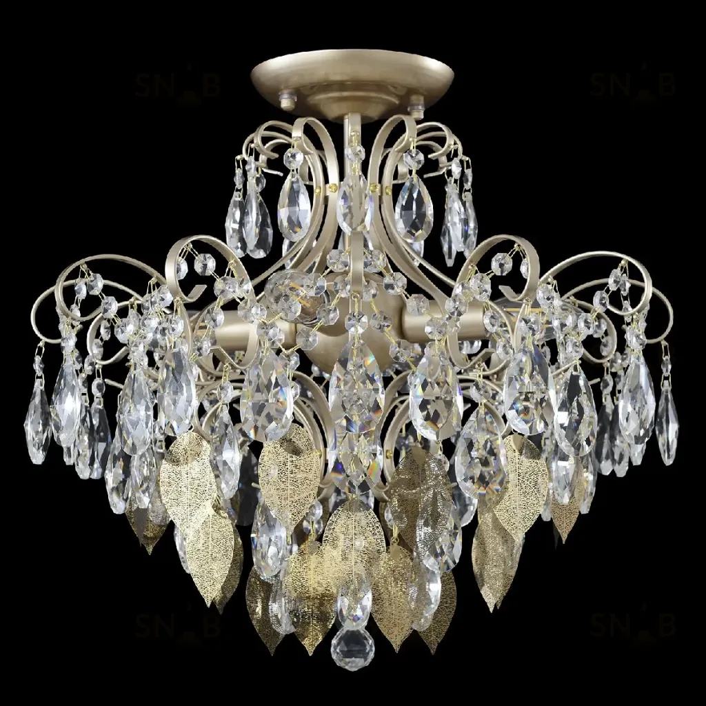 Потолочный светильник Crystal Lux ESMIRALDA PL4 GOLD ESMIRALDA PL4 GOLD