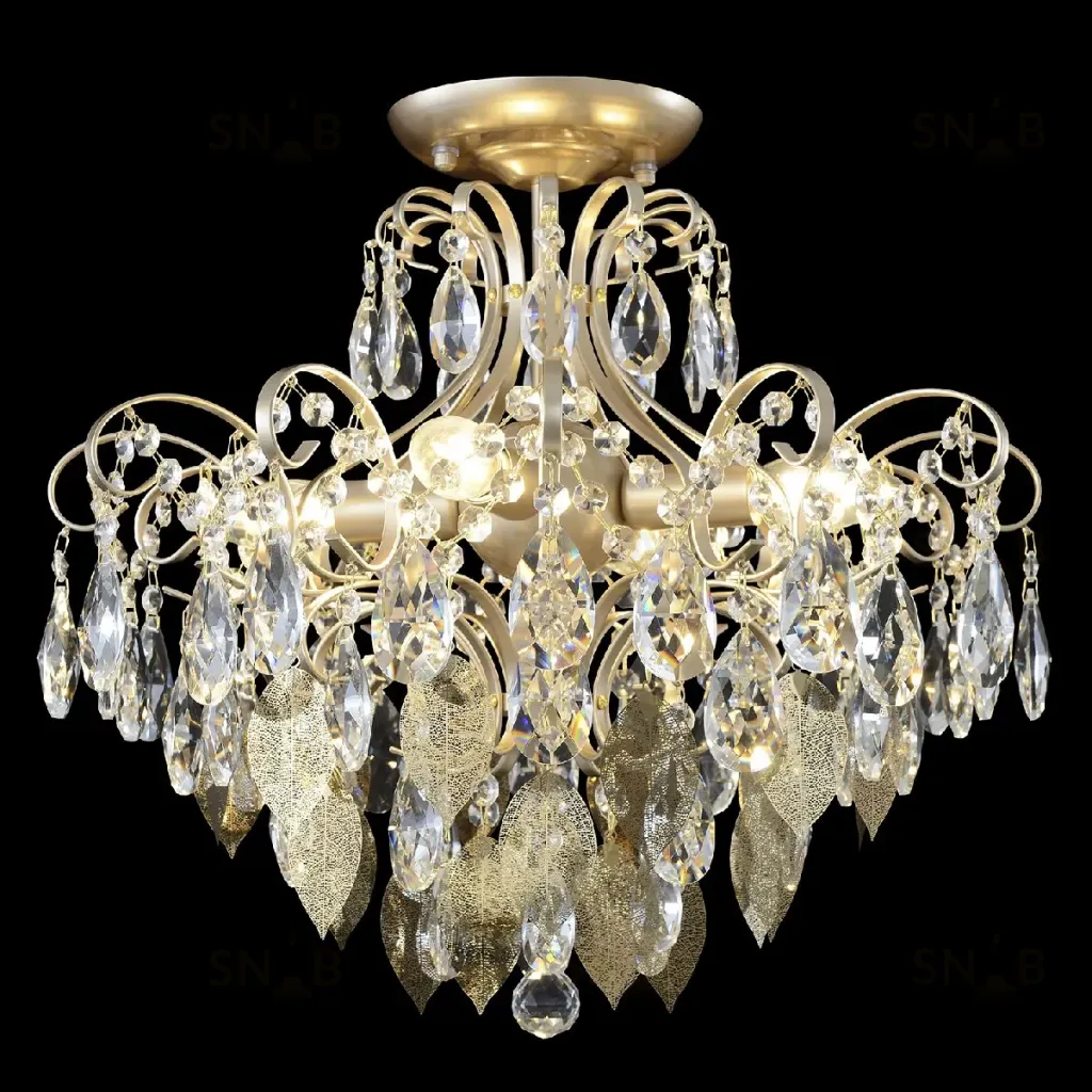 Потолочный светильник Crystal Lux ESMIRALDA PL4 GOLD ESMIRALDA PL4 GOLD