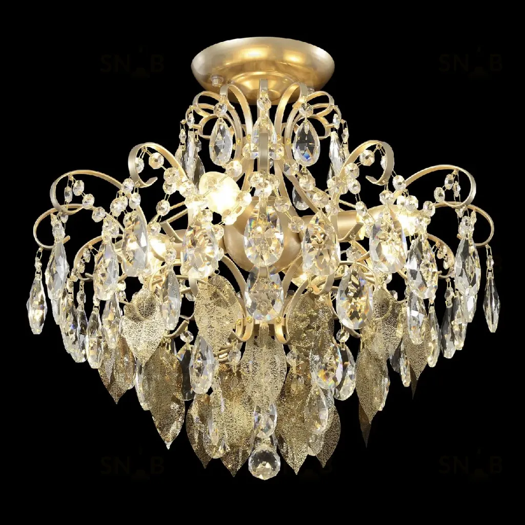 Потолочный светильник Crystal Lux ESMIRALDA PL4 GOLD ESMIRALDA PL4 GOLD