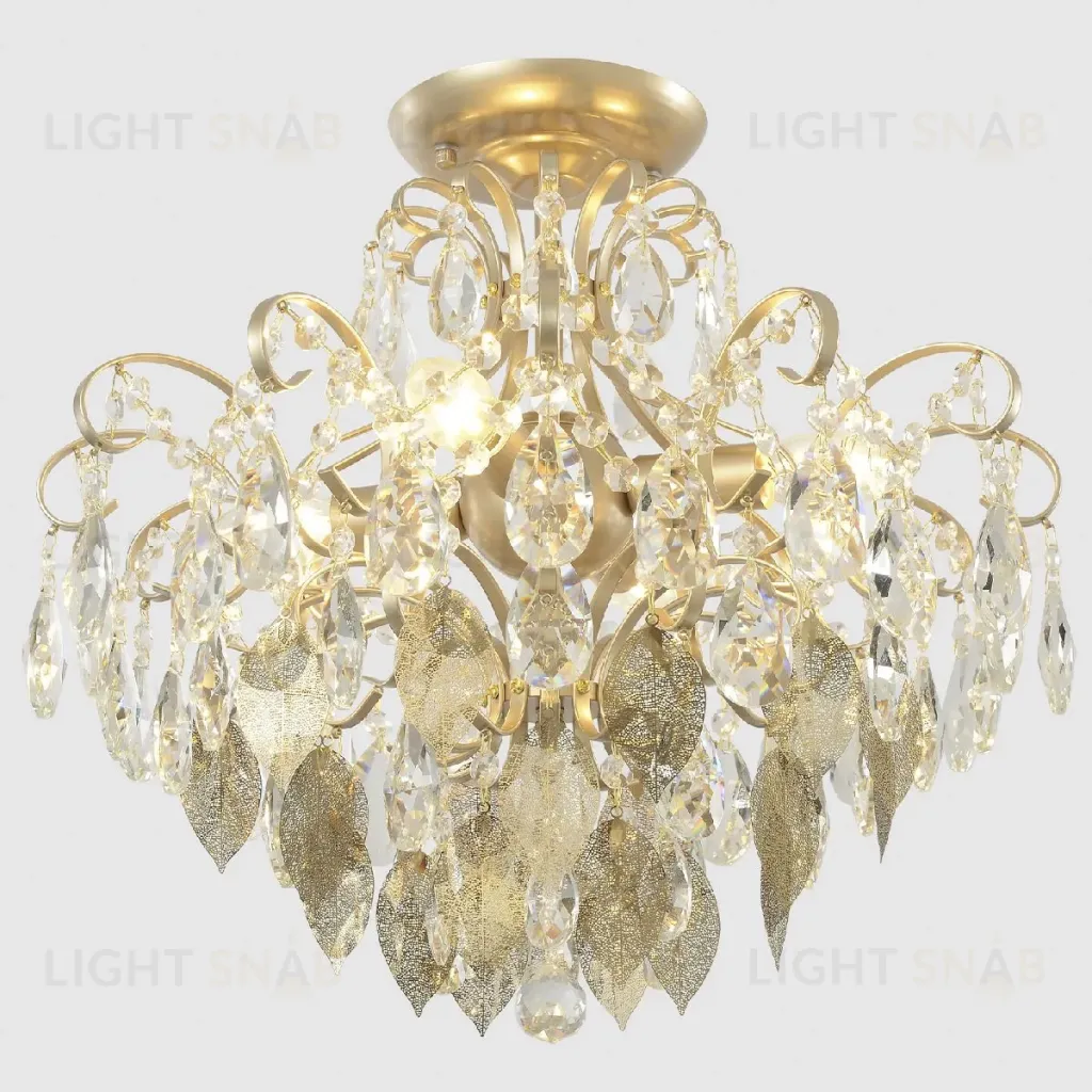Потолочный светильник Crystal Lux ESMIRALDA PL4 GOLD ESMIRALDA PL4 GOLD
