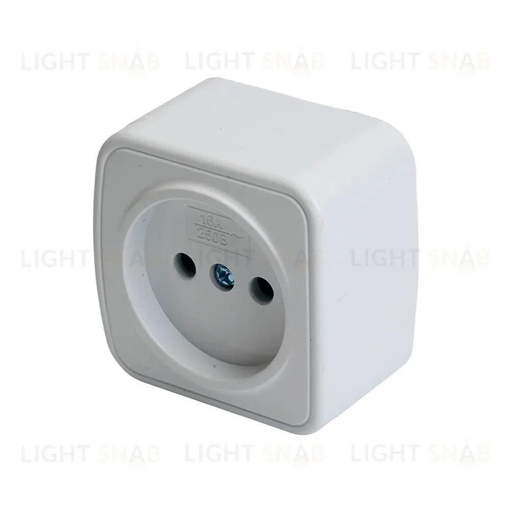 Розетка накладная 1-местная Stekker Basic PST10-501-20 50074 50074