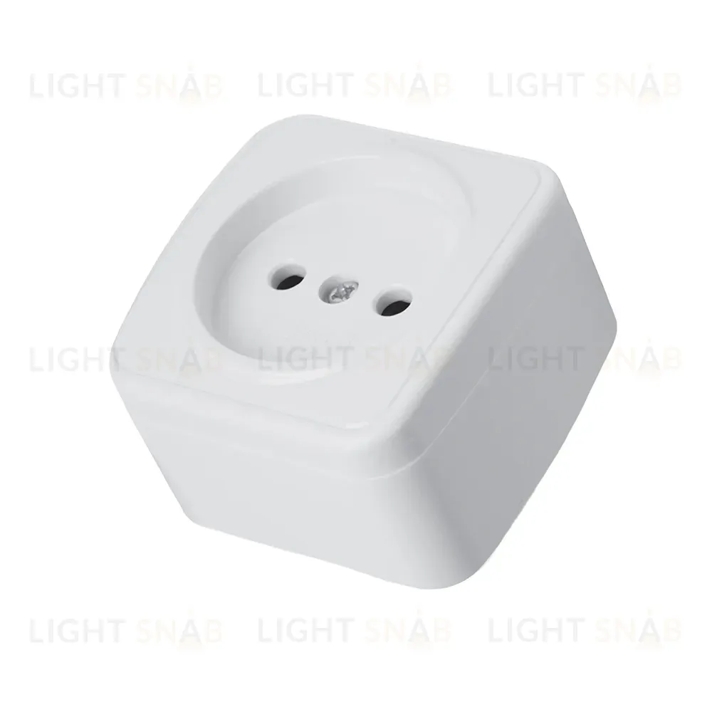 Розетка накладная 1-местная Stekker Basic PST10-501-20 50074 50074