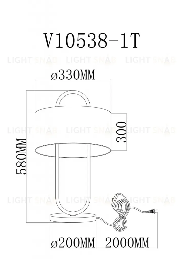 Настольная лампа Moderli Palma V11599-1T V11599-1T