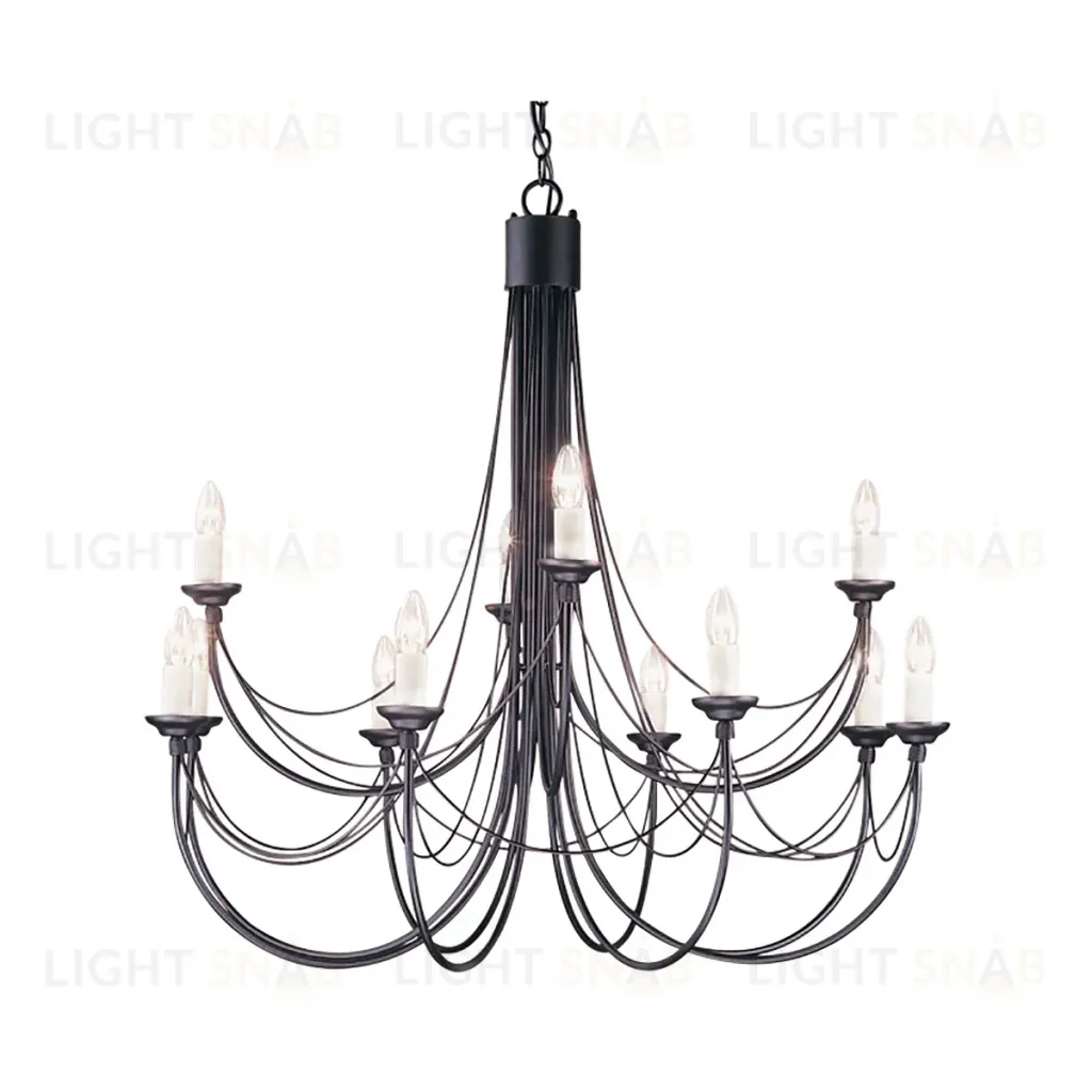 Подвесная люстра Elstead Lighting CB12-BLACK CB12-BLACK