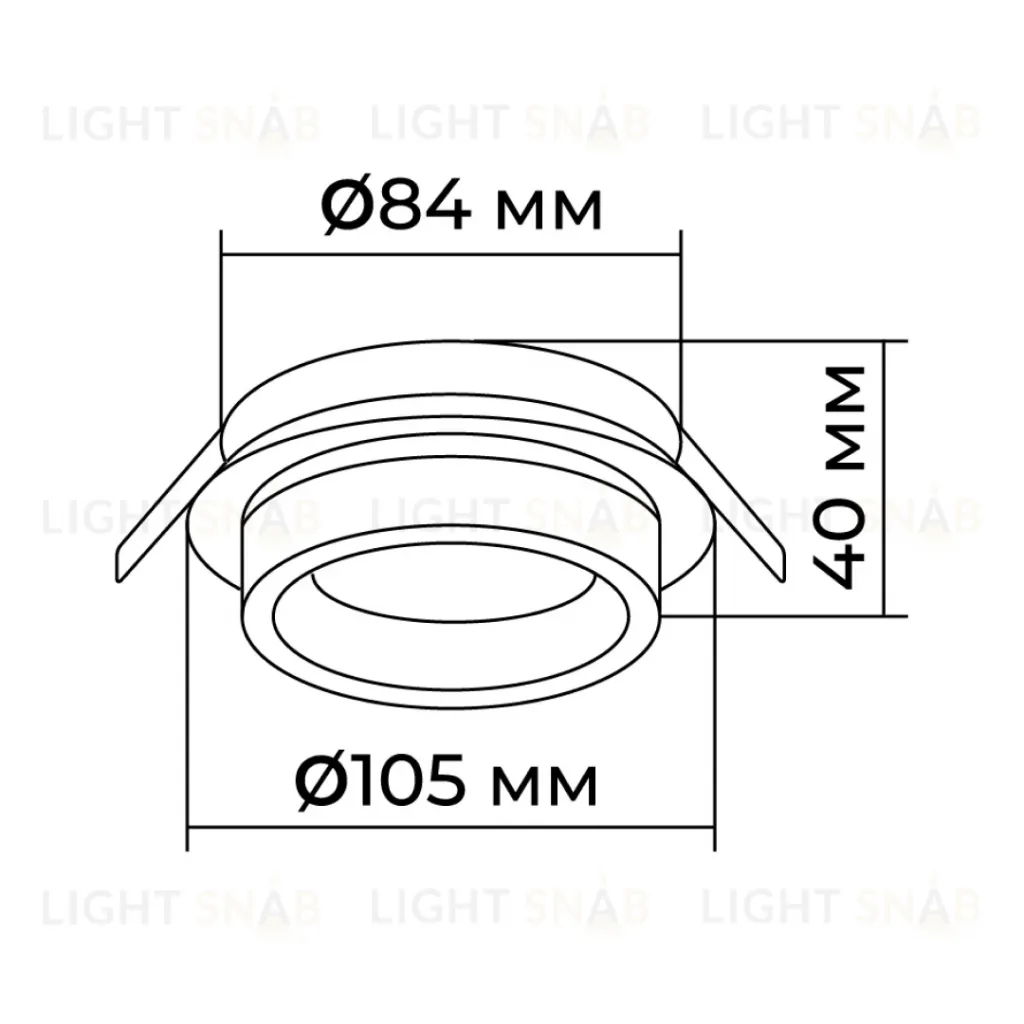 Точечный светильник Apeyron 16-100 16-100