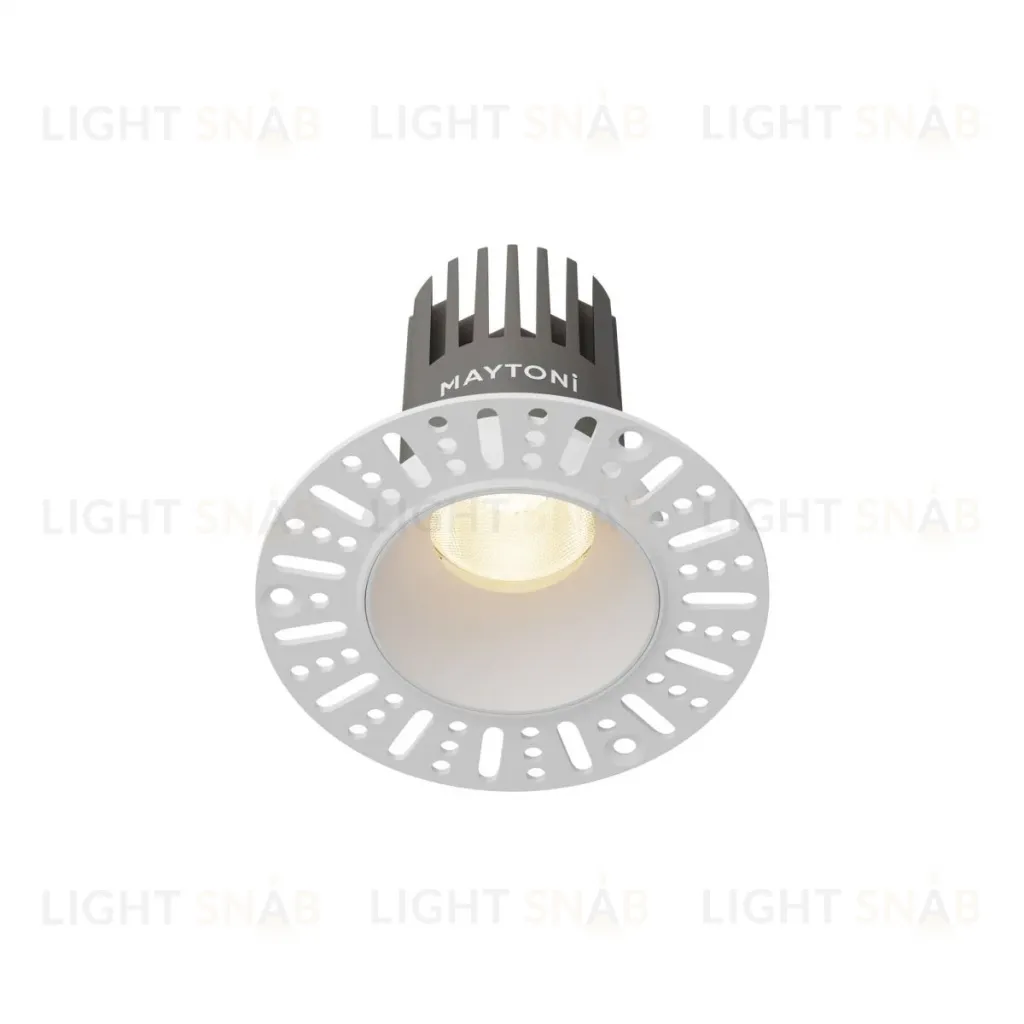 Встраиваемый светильник Maytoni Technical Dip DL119-10W-3K-TRS-W DL119-10W-3K-TRS-W
