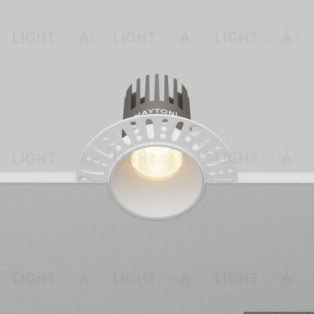 Встраиваемый светильник Maytoni Technical Dip DL119-10W-3K-TRS-W DL119-10W-3K-TRS-W