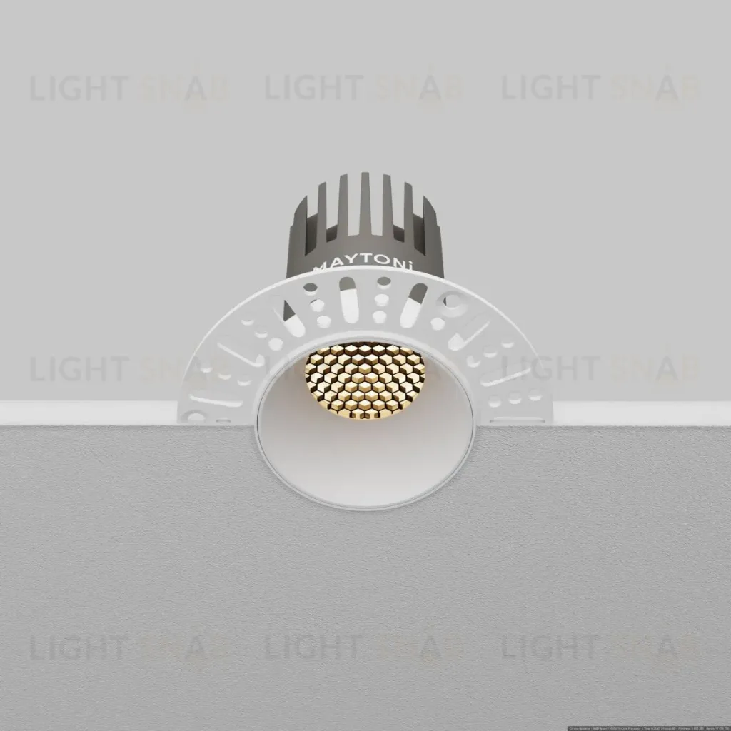 Встраиваемый светильник Maytoni Technical Dip DL119-10W-3K-TRS-W DL119-10W-3K-TRS-W