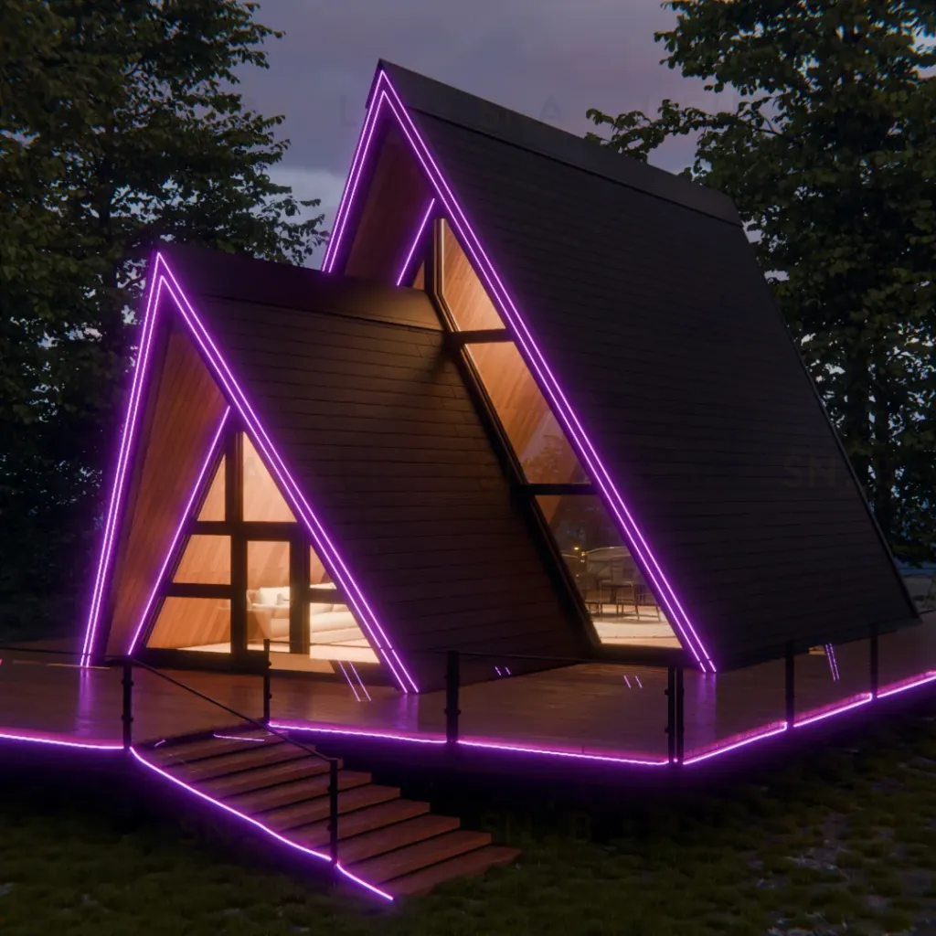 Комплект светодиодного неона Apeyron 220В, 6Вт/м, RGB, smd5050, 80д/м 10м IP65, с аксессуарами (контроллер, заглушка, крепеж - 10шт) 10-108 10-108