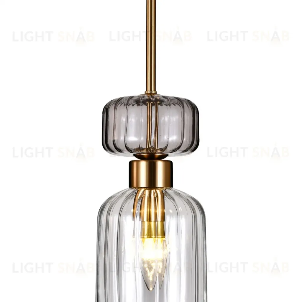 Подвесной светильник Escada Gloss 1141/1S Antique copper/Smoke/Clear 1141/1S Smoke/Clear
