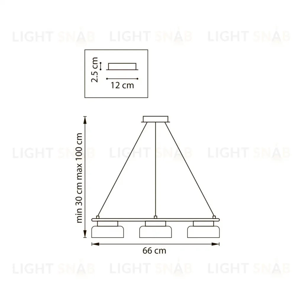 Подвесная люстра Lightstar Fico II 740167 740167