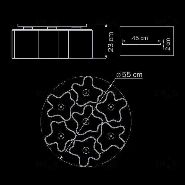 Потолочная люстра Lightstar Nubi 802070 802070