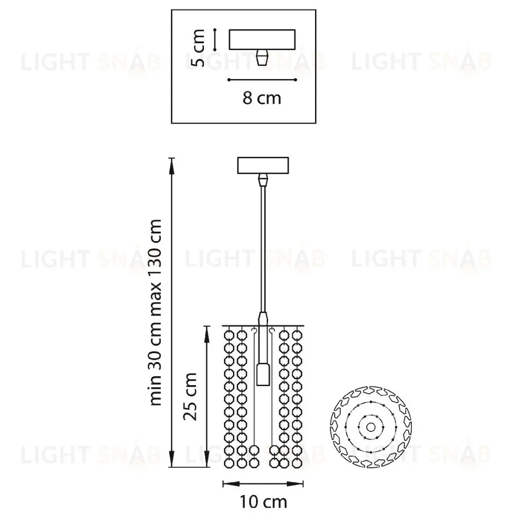 Подвесной светильник Lightstar Cristallo 795322 795322