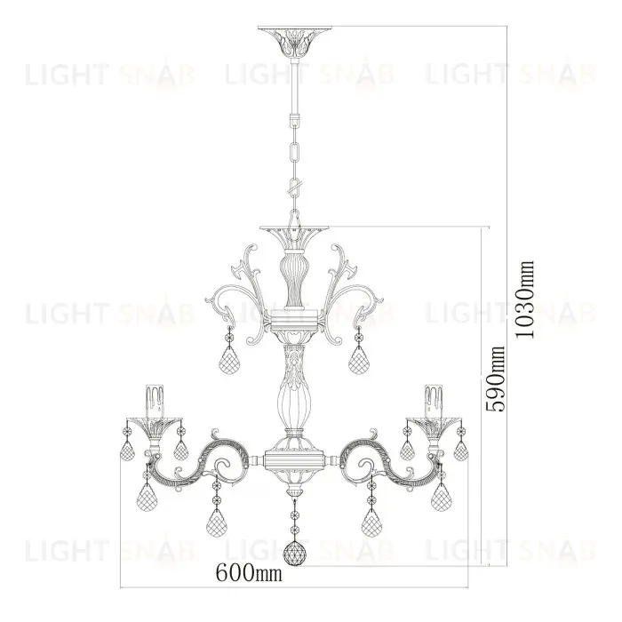 Подвесная люстра MW-Light Свеча 301014706 301014706
