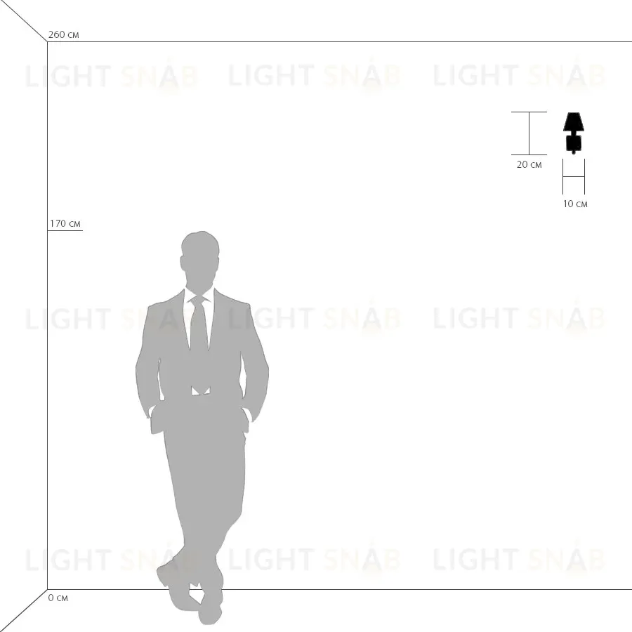 Бра Lightstar Bianco 760616 760616