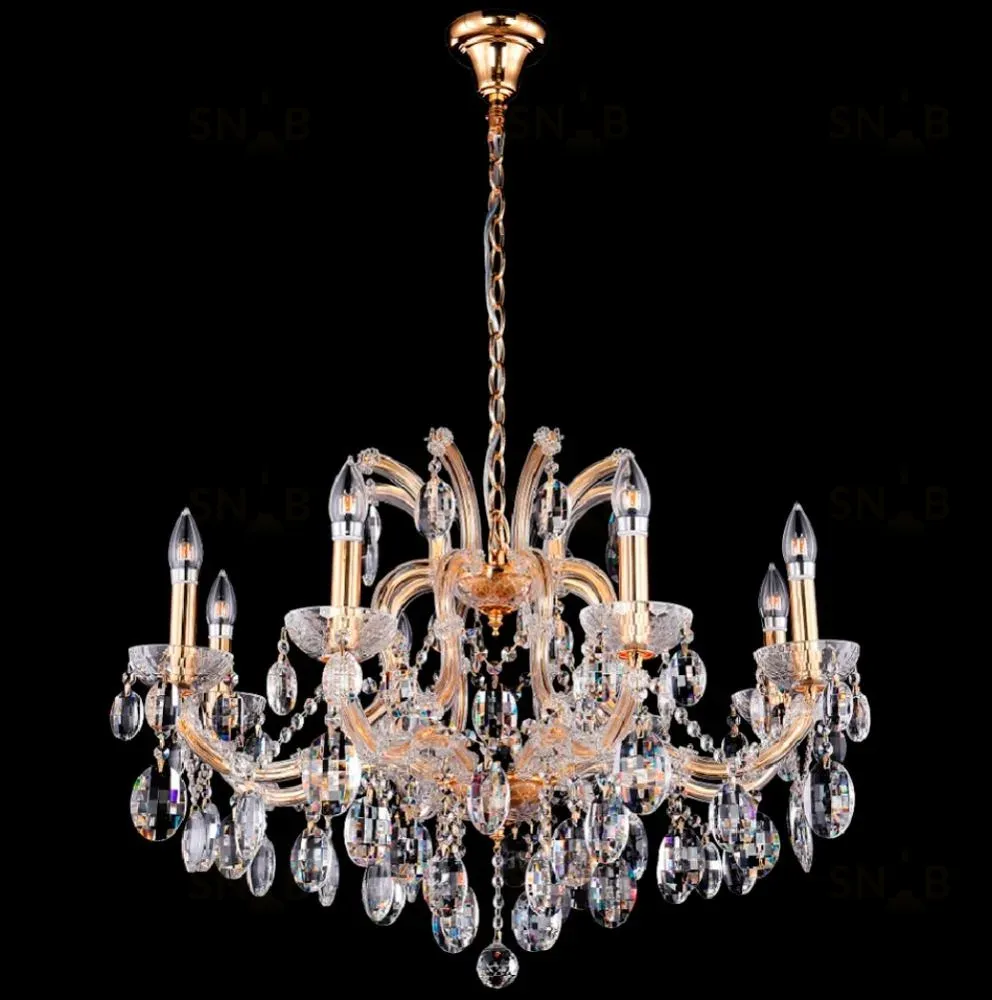 Подвесная люстра Crystal Lux Hollywood SP8 Gold Hollywood SP8 Gold