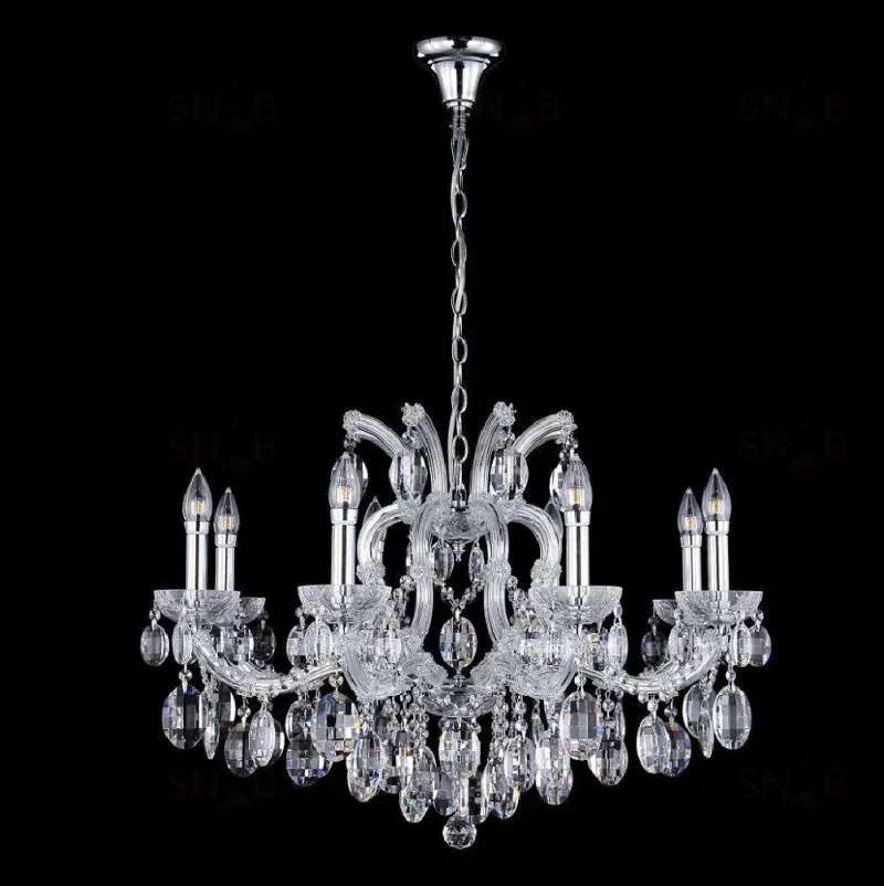 Подвесная люстра Crystal Lux Hollywood SP8 Chrome Hollywood SP8 Chrome
