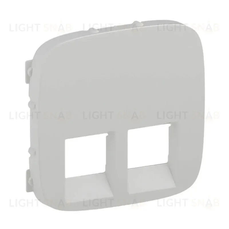 Лицевая панель Legrand Valena Allure розетки телефонной RJ-11/Ethernet RJ-45 белая 755425 755425