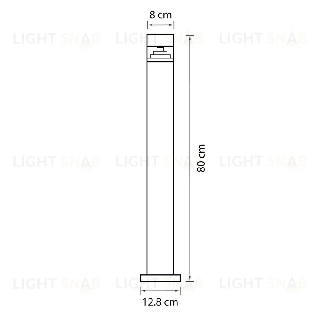Уличный светодиодный светильник Lightstar Raggio 377707 377707