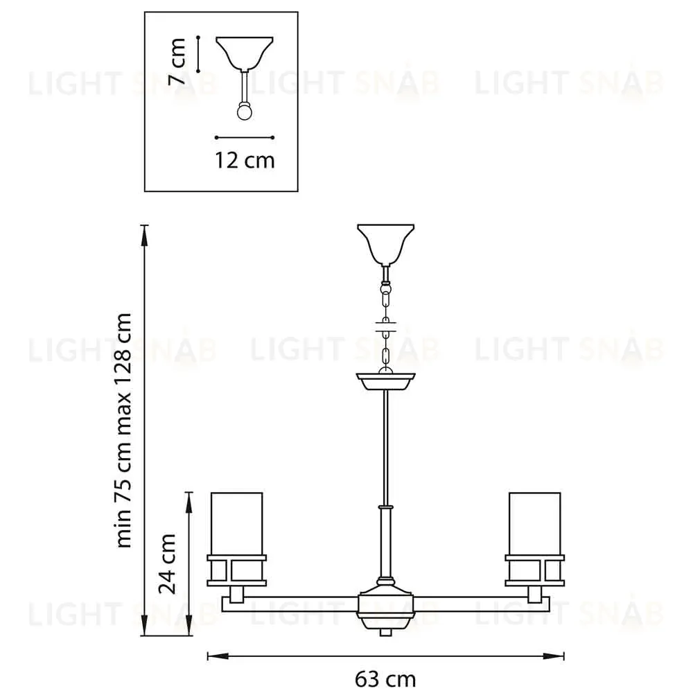 Подвесная люстра Lightstar Cero 731067 731067