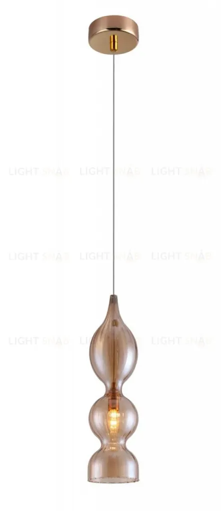 Подвесной светильник Crystal Lux Iris SP1 B Amber Iris SP1 B Amber