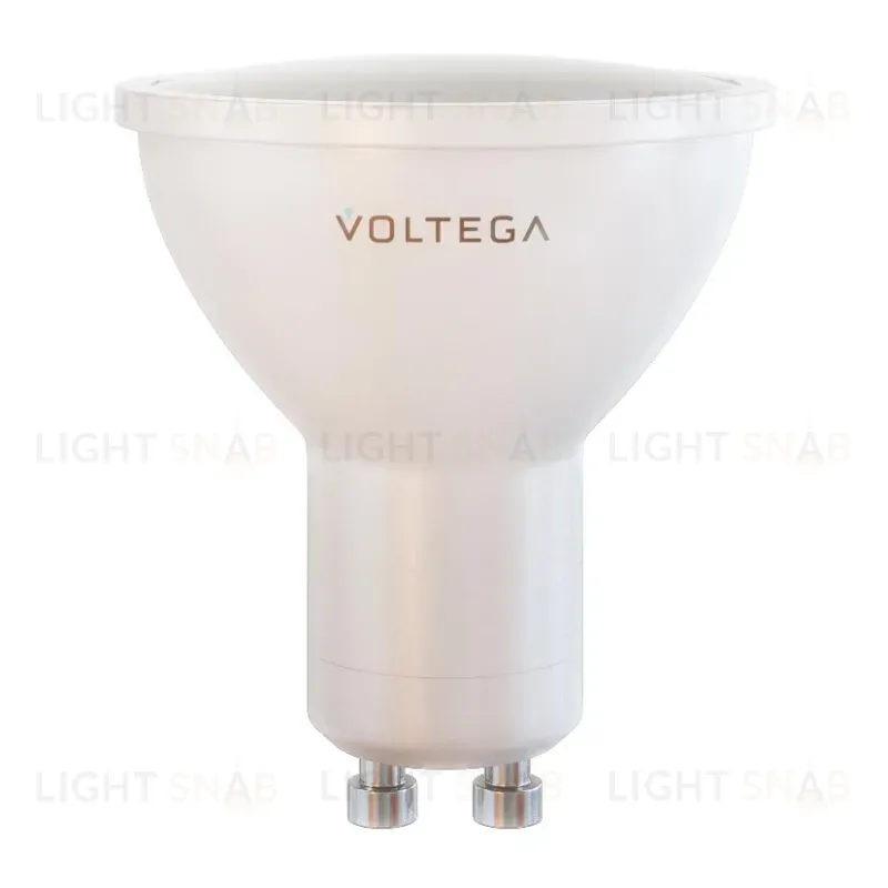 Лампа светодиодная Voltega GU10 7W 4000К матовая VG2-S2GU10cold7W 7057 7057