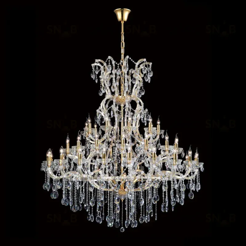 Каскадная люстра Crystal Lux Hollywood SP53 Gold Hollywood SP53 Gold