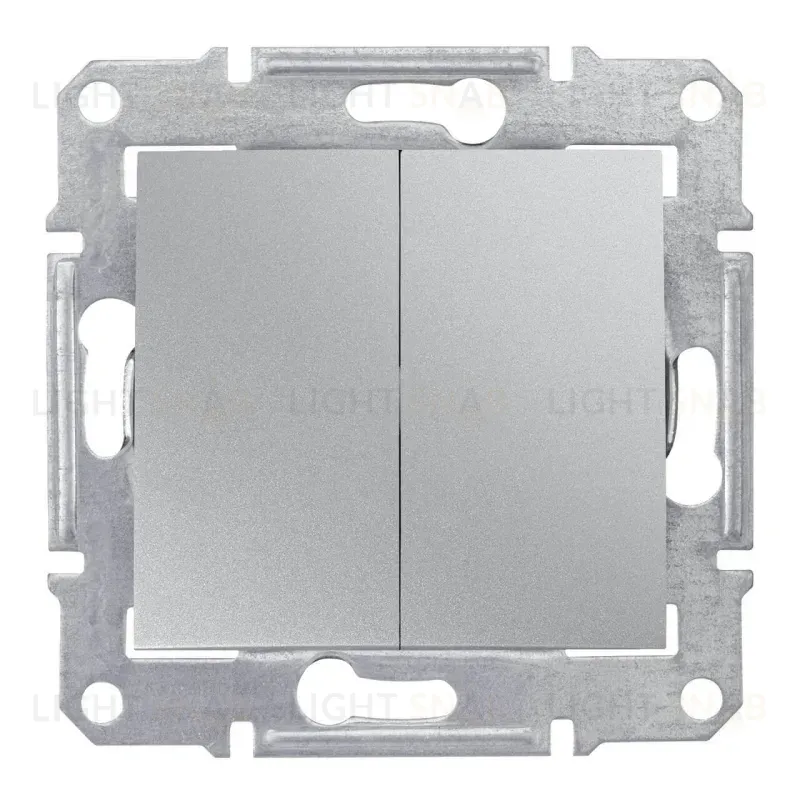 Переключатель двухклавишный Schneider Electric Sedna 10A 250V SDN0600160 SDN0600160