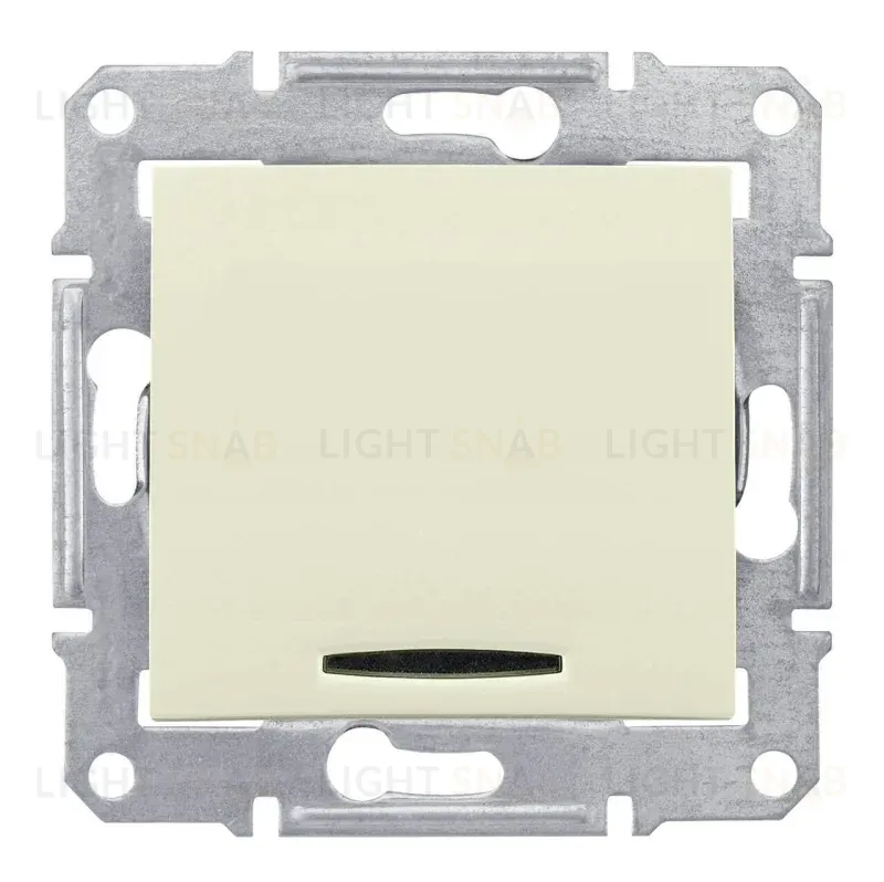 Переключатель перекрестный с синей подсветкой Schneider Electric Sedna 10A 250V SDN0501147 SDN0501147