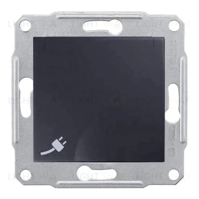 Розетка Schneider Electric Sedna с/з со шторками и крышкой 16A 250V SDN3100170 SDN3100170