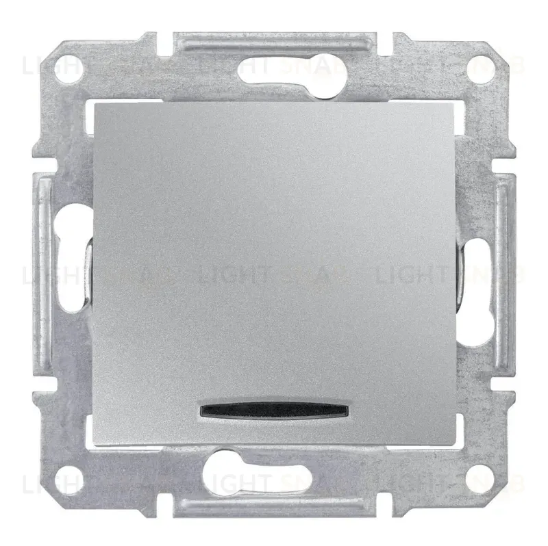 Переключатель одноклавишный с синей подсветкой Schneider Electric Sedna 10A 250V SDN1500160 SDN1500160
