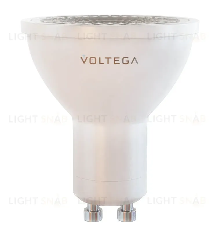 Лампа светодиодная Voltega GU10 7W 4000К прозрачная VG2-S1GU10cold7W 7061 7061